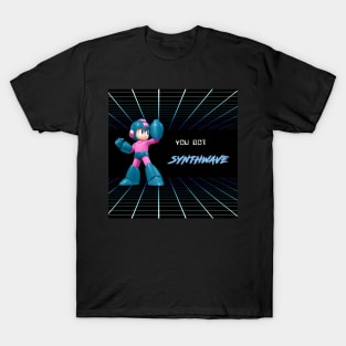 Megaman Synthwave get T-Shirt